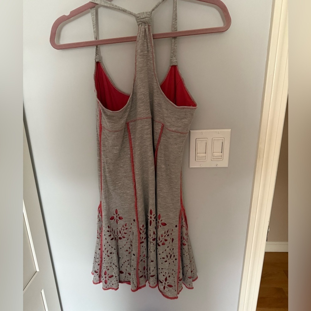 Free People Gray and Pink Casual Dress - Picture 4 of 4